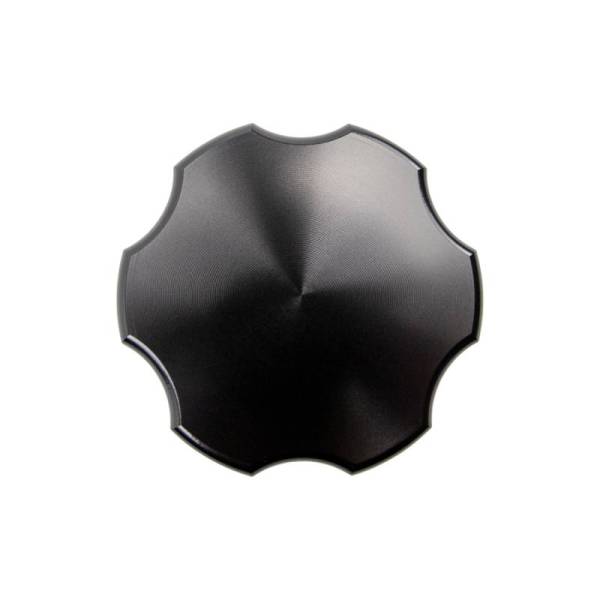 Wehrli Custom Fabrication - Wehrli Custom Fabrication 1998.5-2023 Cummins Billet Aluminum Oil Fill Cap, Black Anodized - WCF100395