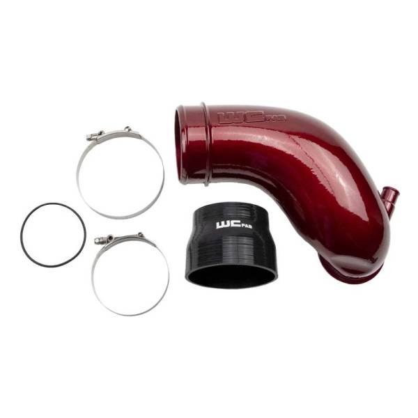 Wehrli Custom Fabrication - Wehrli Custom Fabrication 2006-2010 LBZ/LMM Duramax High Flow Turbo Intake Horn - WCF100412