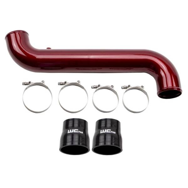 Wehrli Custom Fabrication - Wehrli Custom Fabrication 2011-2016 LML Duramax 3.5" Passenger (Cold) Side Intercooler Pipe Kit - WCF100682