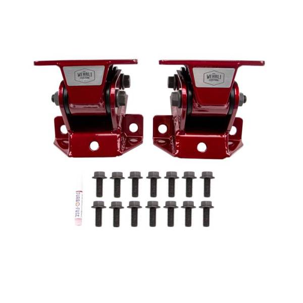 Wehrli Custom Fabrication - Wehrli Custom Fabrication 2011-2016 LML Duramax HD Engine Mounts - WCF100160