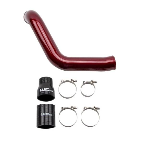 Wehrli Custom Fabrication - Wehrli Custom Fabrication 2004.5-2005 LLY Duramax 3" Passenger (Cold) Side Intercooler Pipe Kit - WCF100355