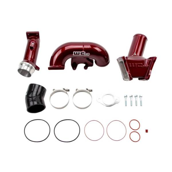 Wehrli Custom Fabrication - Wehrli Custom Fabrication 2006-2007 LBZ Duramax High Flow 3" Y-Bridge Kit - WCF100163