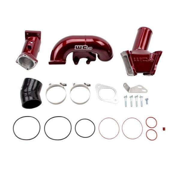 Wehrli Custom Fabrication - Wehrli Custom Fabrication 2007.5-2010 LMM Duramax High Flow 3" Y-Bridge Kit - WCF100164