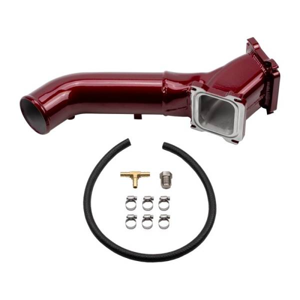 Wehrli Custom Fabrication - Wehrli Custom Fabrication LB7 Duramax S300/S400 High Flow 3" Y-Bridge Kit (Bridge Assembly Only) - WCF100615