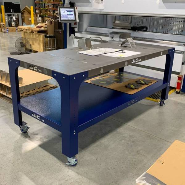Wehrli Custom Fabrication 42 in. x 72 in. Modular Steel Work Bench