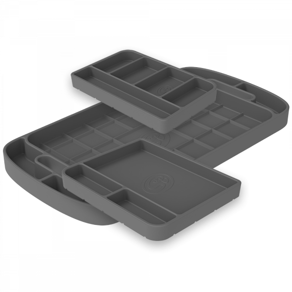 S&B Filters - Silicone Tool Tray 3pc. Set - Charcoal