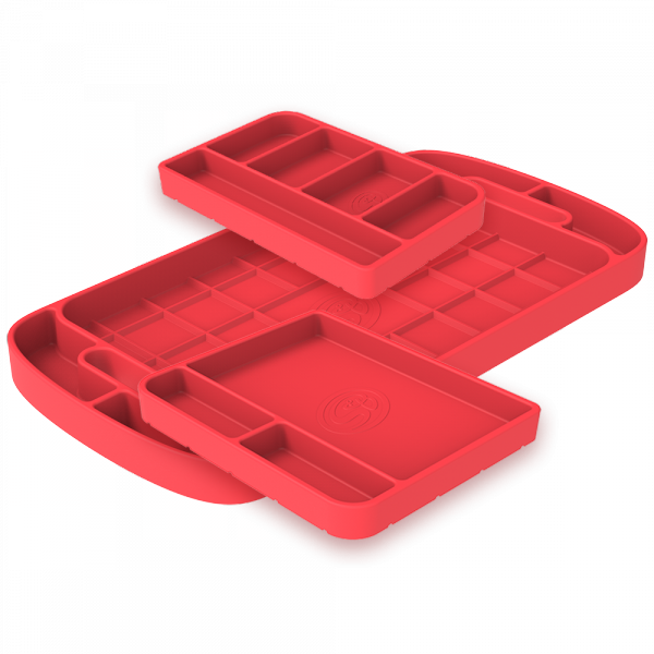 S&B Filters - Silicone Tool Tray 3pc. Set - Pink