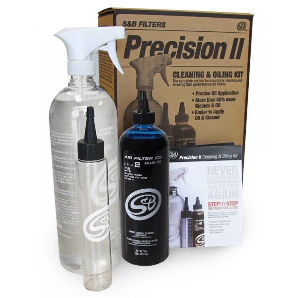 S&B Filters - Precision II: Cleaning & Oil Kit (Blue Oil)