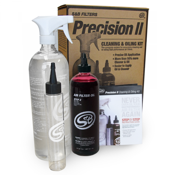 S&B Filters - Precision II: Cleaning & Oil Kit (Red Oil)