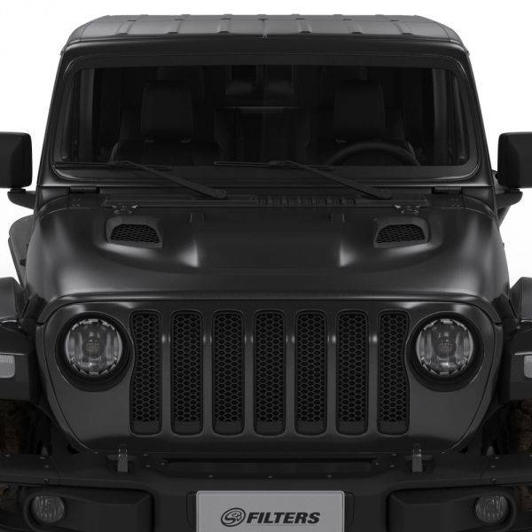 S&B Filters - Air Hood Scoops For Jeep Wrangler Rubicon / Gladiator (Scoops ONLY)