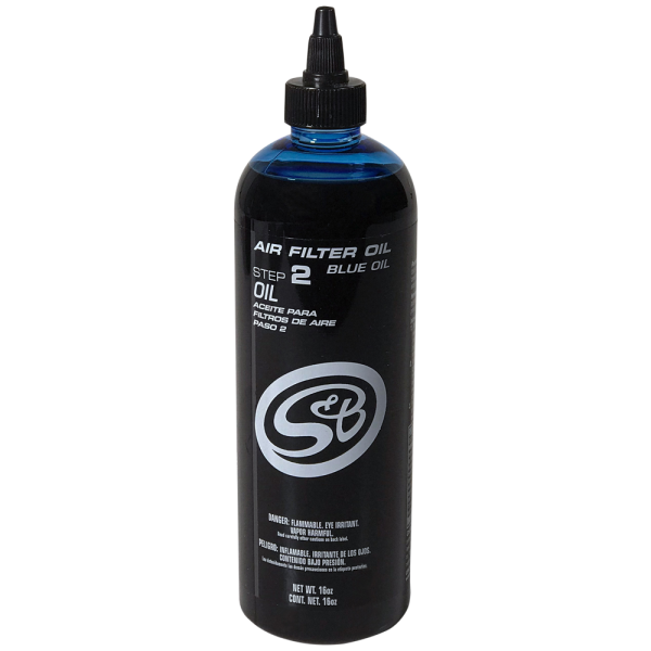 S&B Filters - 16 oz. Bottle of Air Filter Oil - Blue