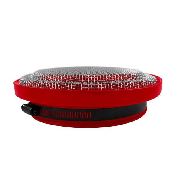 S&B Filters - Turbo Screen Guard With Velocity Stack - 3" (Red)