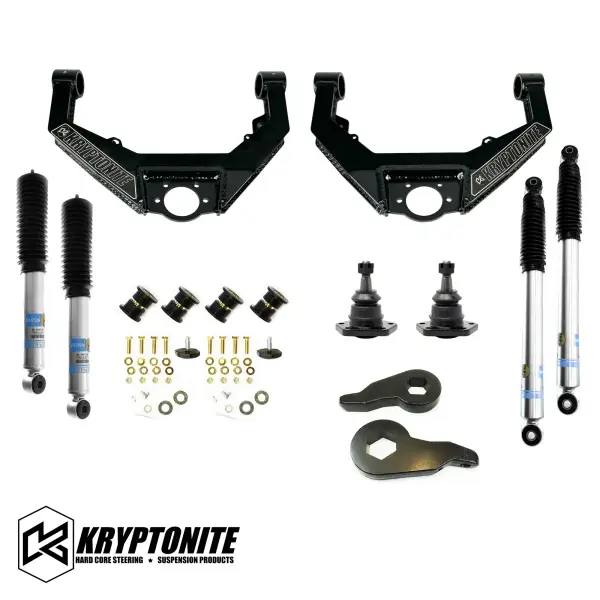 KRYPTONITE - KRYPTONITE STAGE 3 LEVELING KIT WITH BILSTEIN SHOCKS GM HD 2001-2010