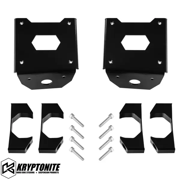 KRYPTONITE - KRYPTONITE DEATH GRIP FRONT SHOCK RESERVOIR MOUNT KIT GM HD 2001-2010 - 50MM Resi