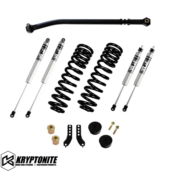 KRYPTONITE - KRYPTONITE FORD SUPER DUTY F250/F350 STAGE 2 LEVELING KIT WITH FOX SHOCKS 2017-2024