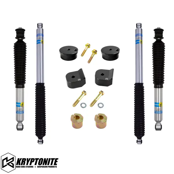 KRYPTONITE - KRYPTONITE FORD SUPER DUTY F250/F350 STAGE 1 LEVELING KIT WITH BILSTEIN SHOCKS 2005-2016