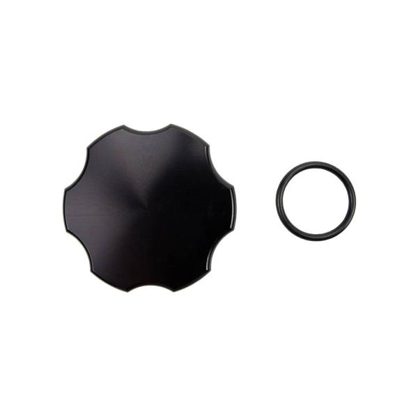 Wehrli Custom Fabrication - Wehrli Custom Fabrication 2011-2024 Power Stroke Billet Aluminum Oil Fill Cap - Black Anodized - WCF100289