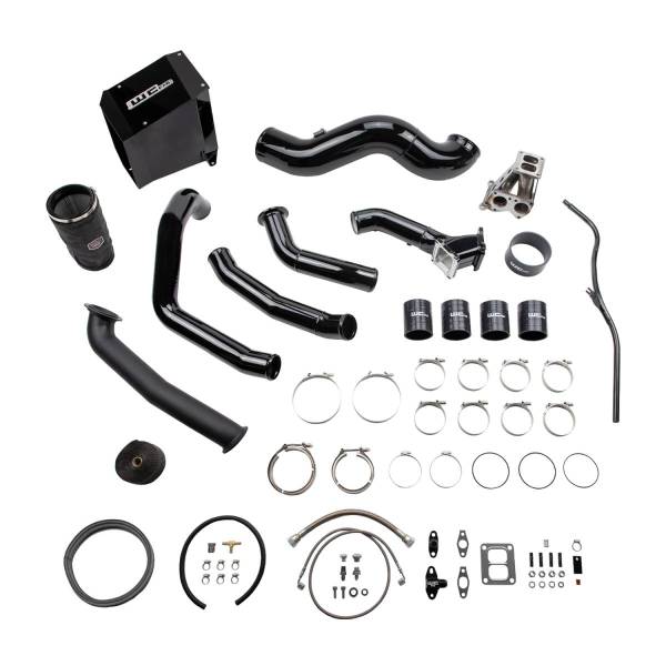 Wehrli Custom Fabrication - Wehrli Custom Fabrication 2001-2004 LB7 Duramax S400 Single Turbo Install Kit - WCF100489