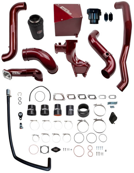 UnderDog Diesel - Wehrli Custom Fabrication x UnderDog Diesel 2011-2016 LML Duramax Stage 2 High Flow Bundle Kit - WCF100439-UDD