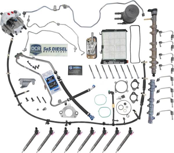 UnderDog Diesel - UnderDog Diesel Fuel System Contamination Kit - w/ S&S Diesel DCR Conversion - for 2020-2022 Ford 6.7L Powerstroke