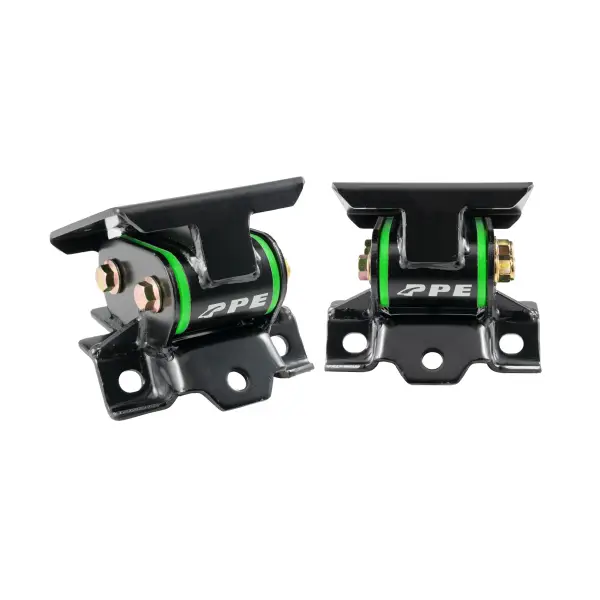 PPE Diesel - PPE Power Engine Mount Kit - 50 Hardness Green - GM 6.6L Duramax 2500/3500 HD 2011-2016 - 168032150