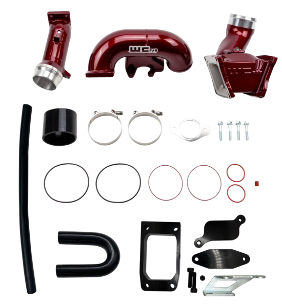 UnderDog Diesel - WCFAB x UnderDog Diesel 2006-2010 LBZ/LMM Duramax High Flow 3" Y-Bridge Kit - WCF100163-UDD