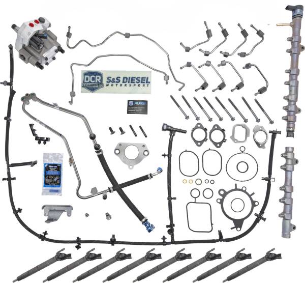 UnderDog Diesel - UnderDog Diesel Fuel System Contamination Kit - w/ S&S Diesel DCR Conversion  - for 2015-2016 Ford 6.7L Powerstroke