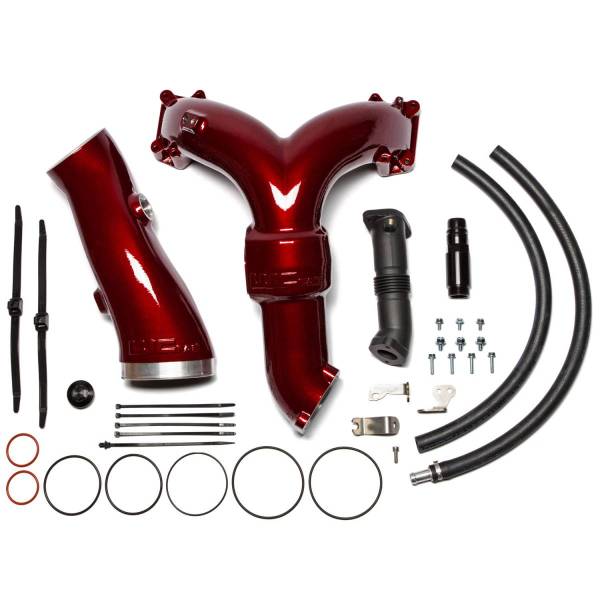 Wehrli Custom Fabrication - Wehrli Custom Fabrication 2020-2026 6.7L Powerstroke Y-Bridge Kit with Intake Horn - WCF100139
