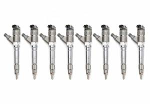 2004.5-2005 Duramax LLY Fuel Injectors – Bosch ® OEM Remanufactured - Set of 8