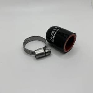 HPS - HPS High Temperature Reinforced Silicone Cap - 7/8" ID (22mm) w/ Hose Clamp - Image 3
