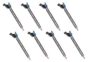 2011-2014 6.7L Powerstroke Fuel Injectors – Bosch ® OEM Remanufactured - Set of 8