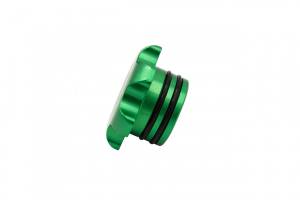 Fleece Performance - Fleece Performance Green Anodized Billet Fuel Cap For 2013-2018 Cummins - FPE-FC-1316-GRN - Image 2