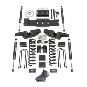 ReadyLift Lift Kit w/Shocks 6 in. Lift w/Falcon Shocks w/Ring And Crossmember High Output Diesel Motor - 49-19631