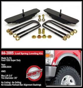 ReadyLift - ReadyLift Front Leveling Kit 2 in. Lift w/Mini Leaf Kit/Alignment Bushings/U-Bolts/All Hardware/Allows Up To 35 in. Tire - 66-2085 - Image 2