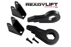 ReadyLift Front Leveling Kit 2.5 in. Lift w/Forged Torsion Key/Adjusting Bolts/Shock Extension Brackets Allows Up To 33 in. Tire - 66-3050