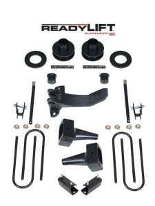 ReadyLift SST® Lift Kit 2.5 in. Lift For 1 Pc. Drive Shaft 4 in. Rear Tapered Blocks - 69-2524