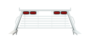 B&W Trailer Hitches Truck Cab Protector / Headache Rack Cab Protector, White - PUCP7543WA