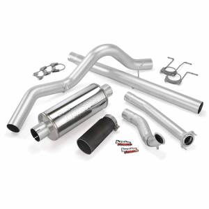 Banks Power - Banks Power 94-97 Ford 7.3L ECLB Monster Exhaust System - SS Single Exhaust w/ Black Tip - Image 1