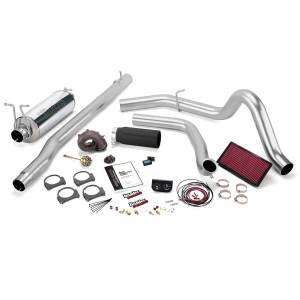 Banks Power 99 Ford 7.3L F250/350 Man Stinger-Plus System - SS Single Exhaust w/ Black Tip