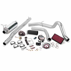 Banks Power 99.5 Ford 7.3L F250/350 Auto Stinger-Plus System - SS Single Exhaust w/ Black Tip