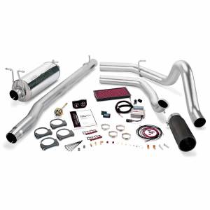Banks Power 99.5-03 Ford 7.3L F250/350 Auto Stinger System - SS Single Exhaust w/ Black Tip