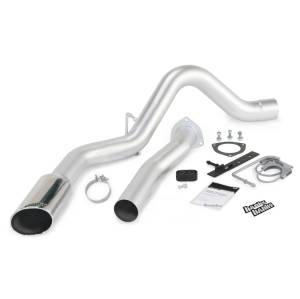 Banks Power - Banks Power 07-10 Chevy 6.6L LMM ECSB-CCLB Monster Exhaust System - SS Single Exhaust w/ Chrome Tip - Image 1