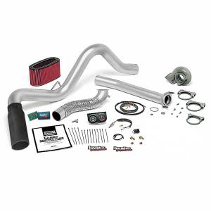 Banks Power 95.5-97 Ford 7.3L Man Stinger-Plus System - SS Single Exhaust w/ Black Tip