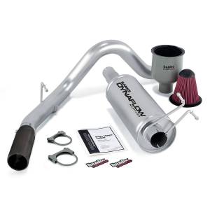 Banks Power 99-04 Ford 6.8L Ext/Crew S/D Stinger System - SS Single Exhaust w/ Black Tip