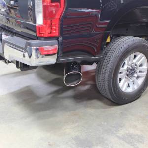 Banks Power - Banks Power 2017 Ford 6.7L 5in Monster Exhaust System - Single Exhaust w/ Chrome Tip - Image 4