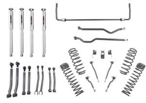 Belltech 4" Lift Kit Inc. Front and Rear Trail Performance Shocks - 153205TPS