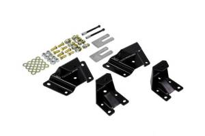 Belltech 4" Drop Leaf Spring Hanger Kit (Front and Rear Hangers) - 6410