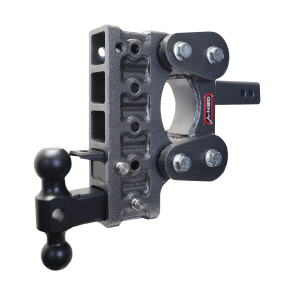 GEN-Y Hitch The BOSS TORSION-FLEX 2" Shank 7.5" Drop 1.1K TW 10K Hitch Dual-Ball Pintle Lock - GH-1025