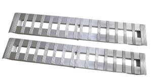 GEN-Y Hitch - GEN-Y Hitch Heavy Duty 8 ft Foldable Aluminum Loading Ramp Set 3K Capacity Per Ramp - GH-102595 - Image 1