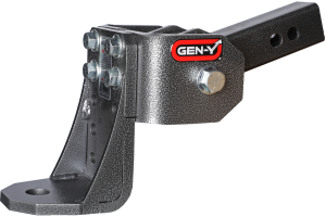 GEN-Y Hitch - GEN-Y Hitch GLYDER TORSION-FLEX 2" Shank 6" drop .4K-.7K TW 7K Hitch & Ball 1" Dia Hole - GH-12005 - Image 1